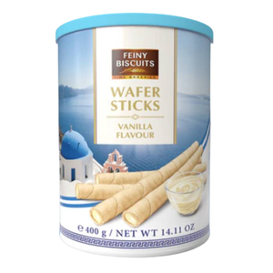 FEINY BISCUITS Wafer Rolls w Vanilla Cream 400g