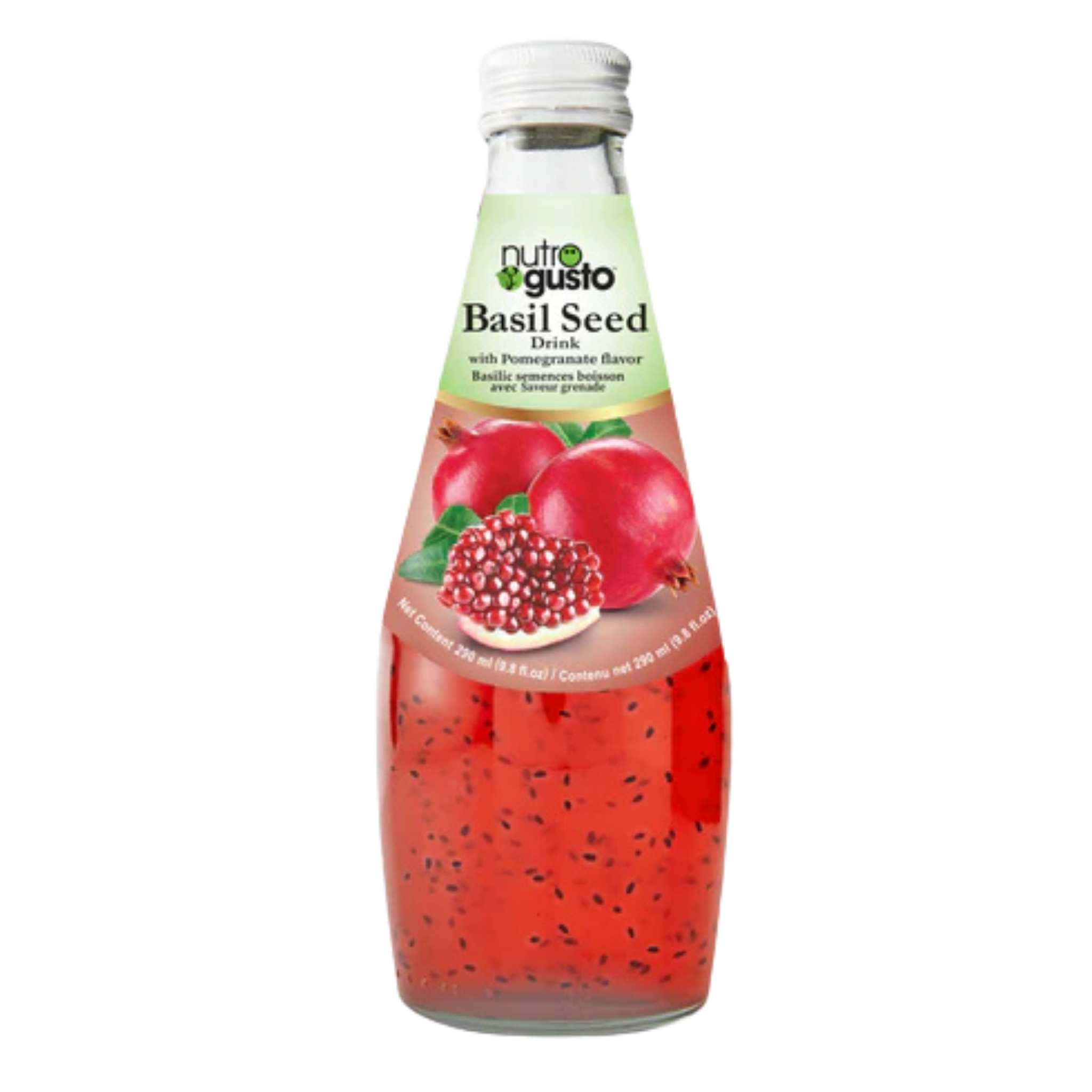 Nutrogusto Basil Seeds w Pomegranate Juice 290 mL