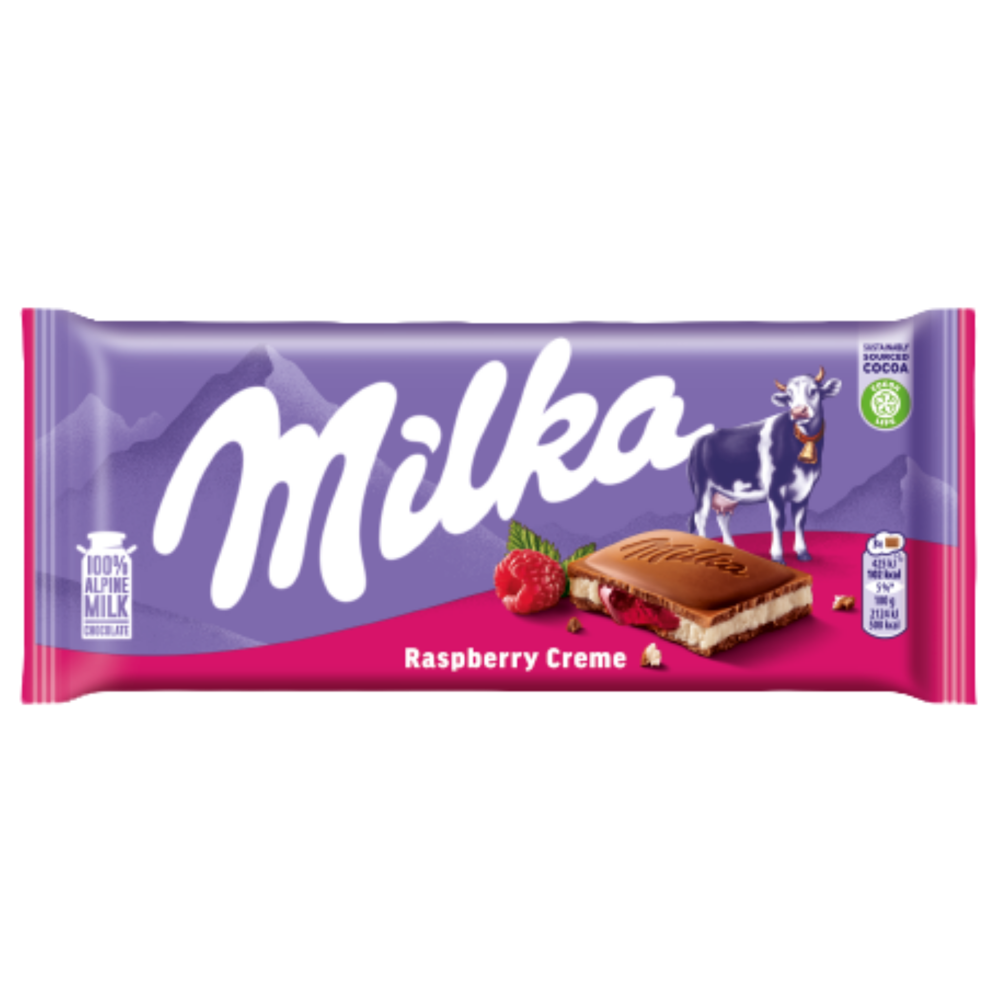 Milka Chocolate Raspberry Cream 100g