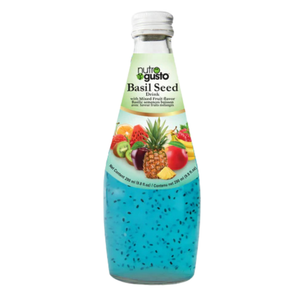 Nutrogusto Basil Seeds w Mixed Fruit Juice 290 mL